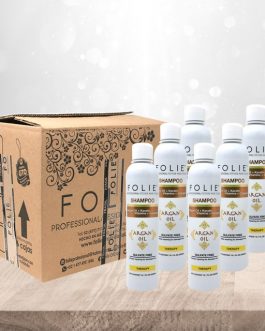 FOLIE PROFESSIONAL DESIGN HAIR STUDIO – ARGAN OIL + KERATIN, VITAMINS + COLLAGEN (COLOR CARE)box of 15