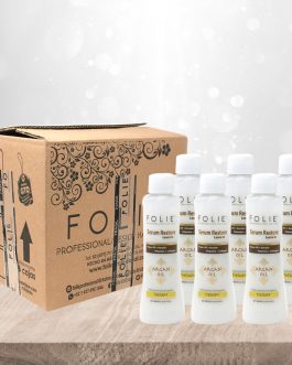 FOLIE PROFESSIONAL DESIGN HAIR STUDIO – SERUM RESTORE – (ARGAIN OIL + KERATIN – VITAMINS & COLLAGEN)box of 30