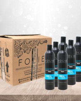 FOLIE PRFESSION DESIGN HAIR STUDIO – SHAMPOO MEN  – MEN+CARE(box of 15)